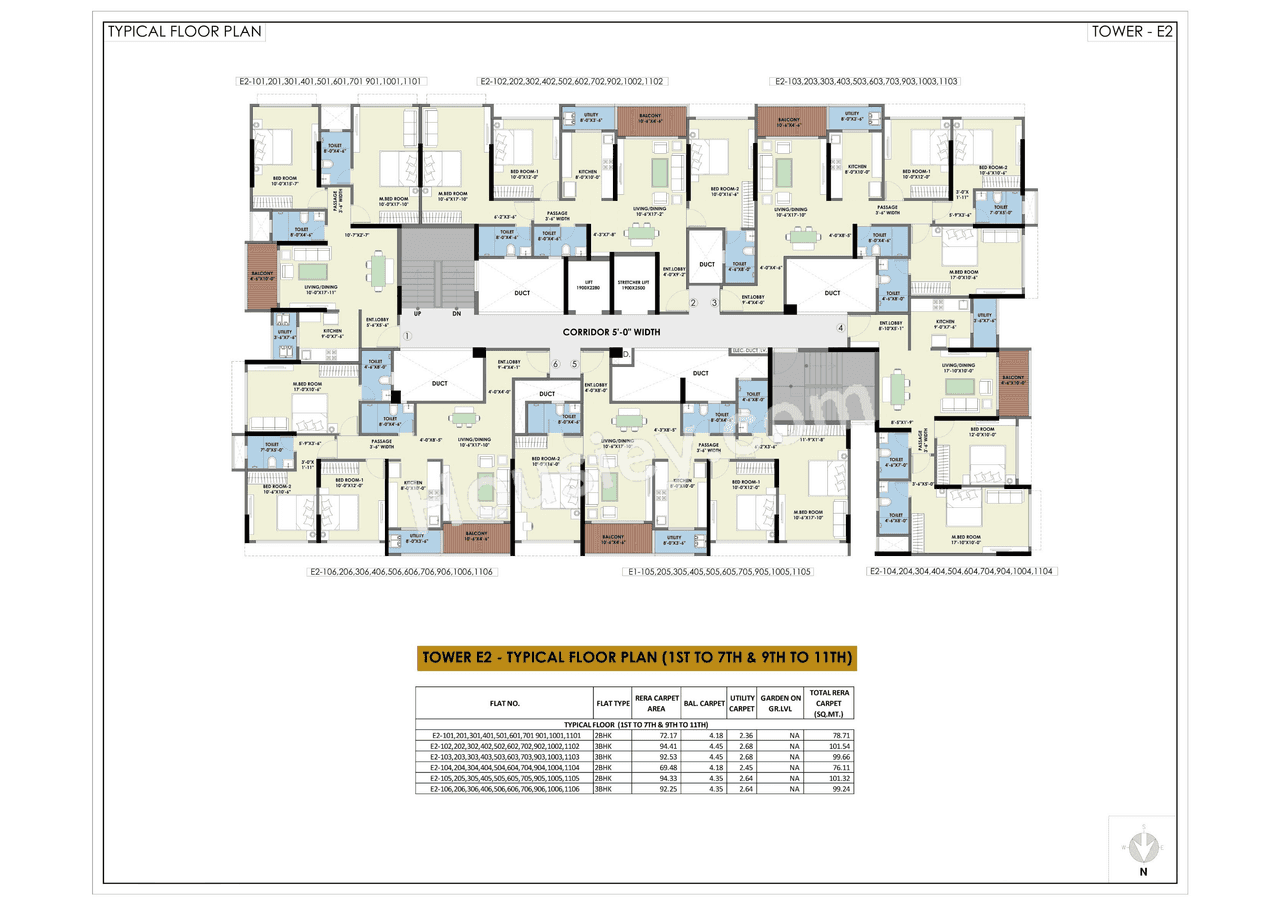 Ganga Newtown Floor plan 4