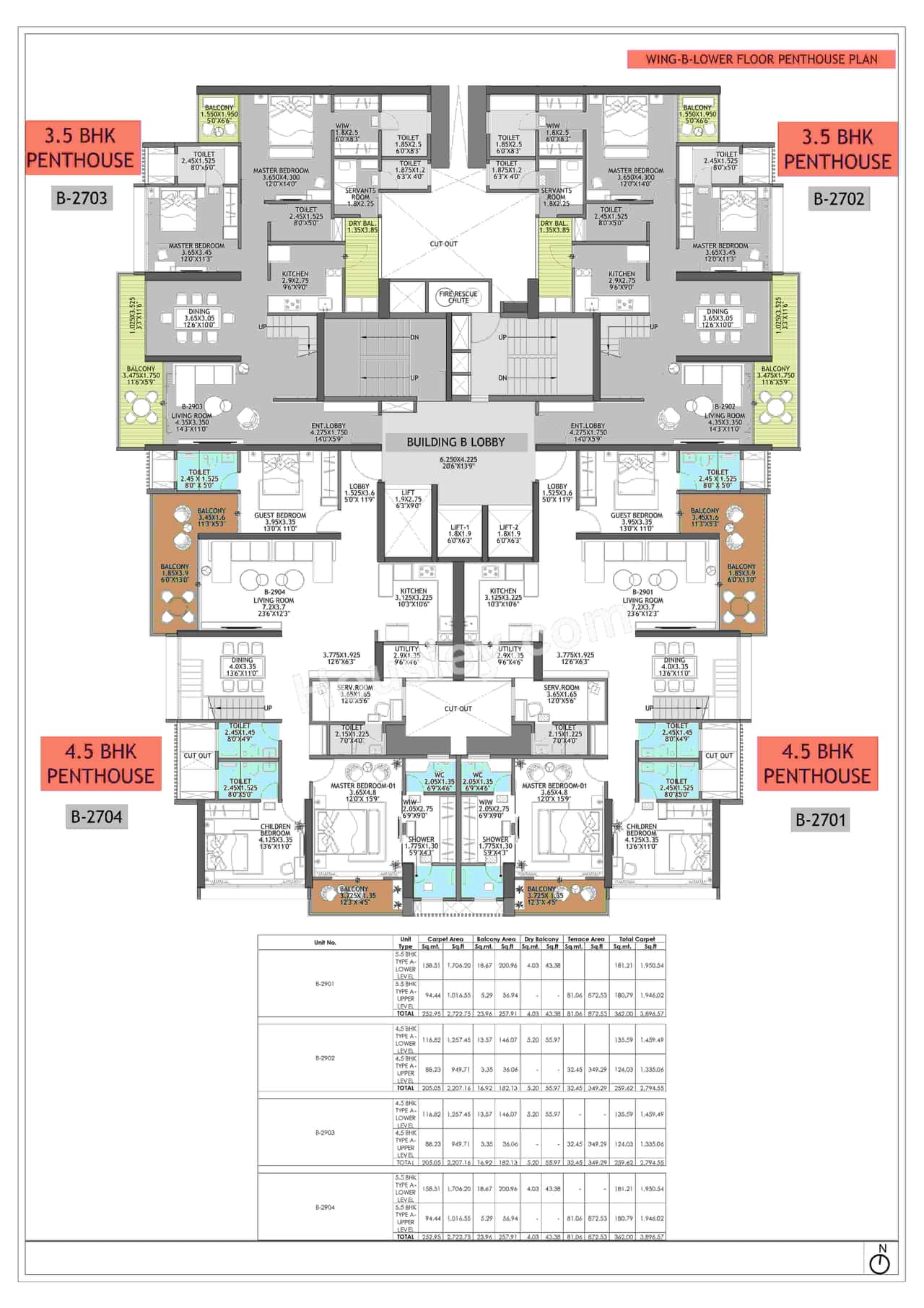 Ganga Platinum Floor plan 3