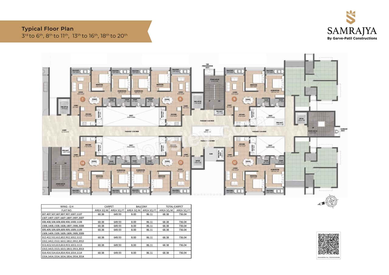 Garve Samrajya Floor plan 3