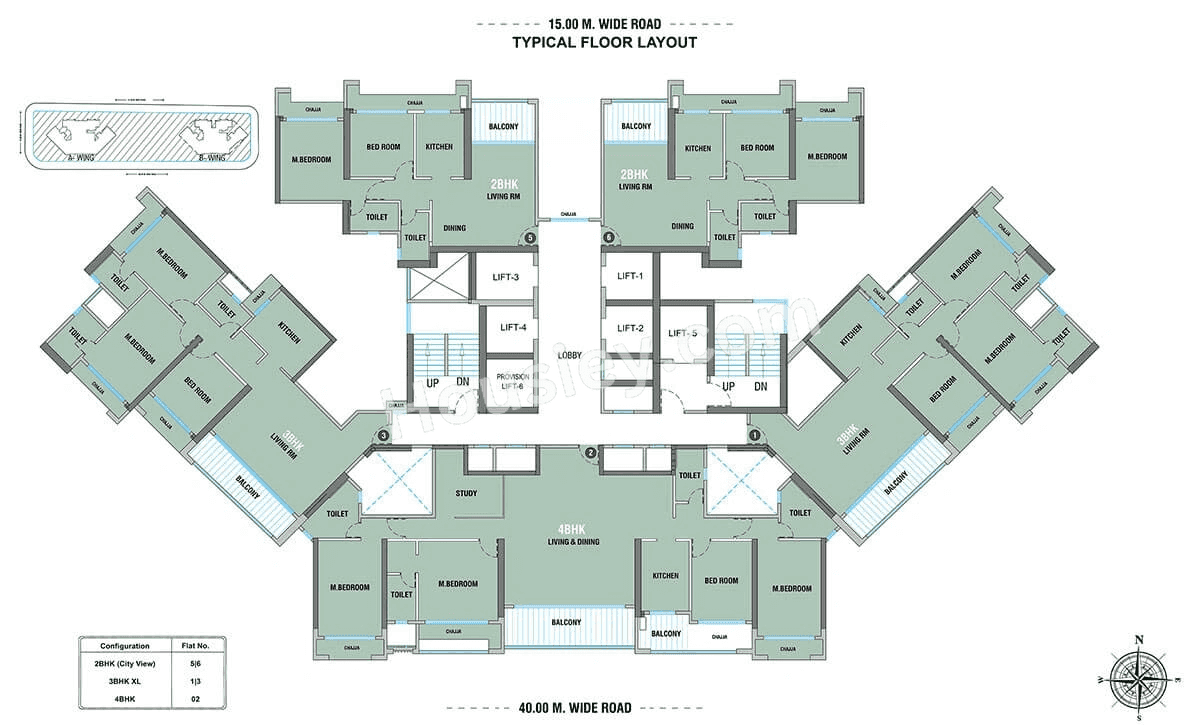 GeeCee Emerald Floor plan 1