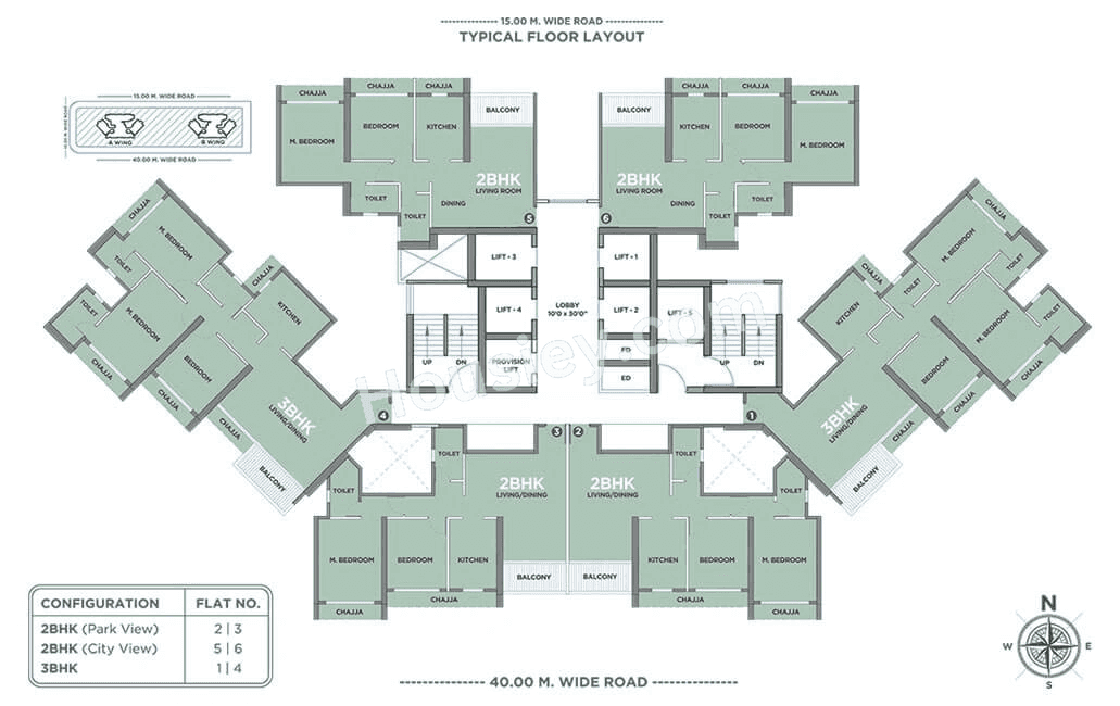 GeeCee Emerald Floor plan 2