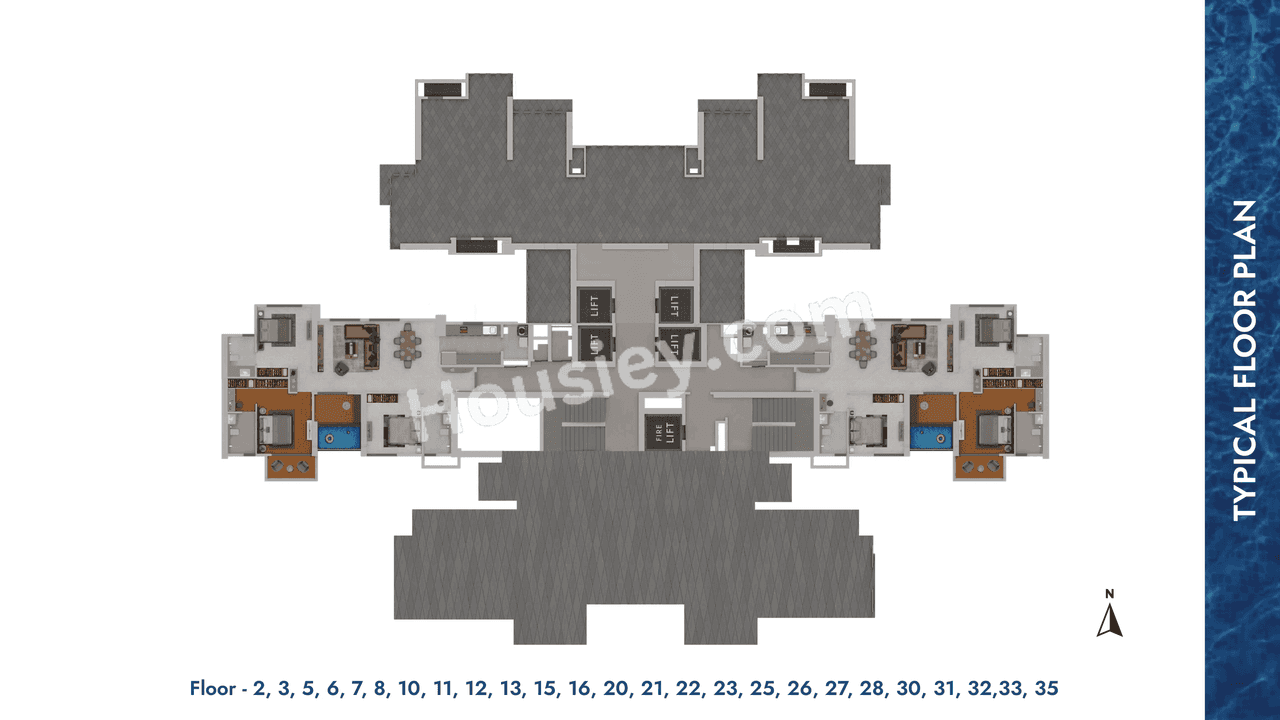 Gera Avive Towers Floor plan 3