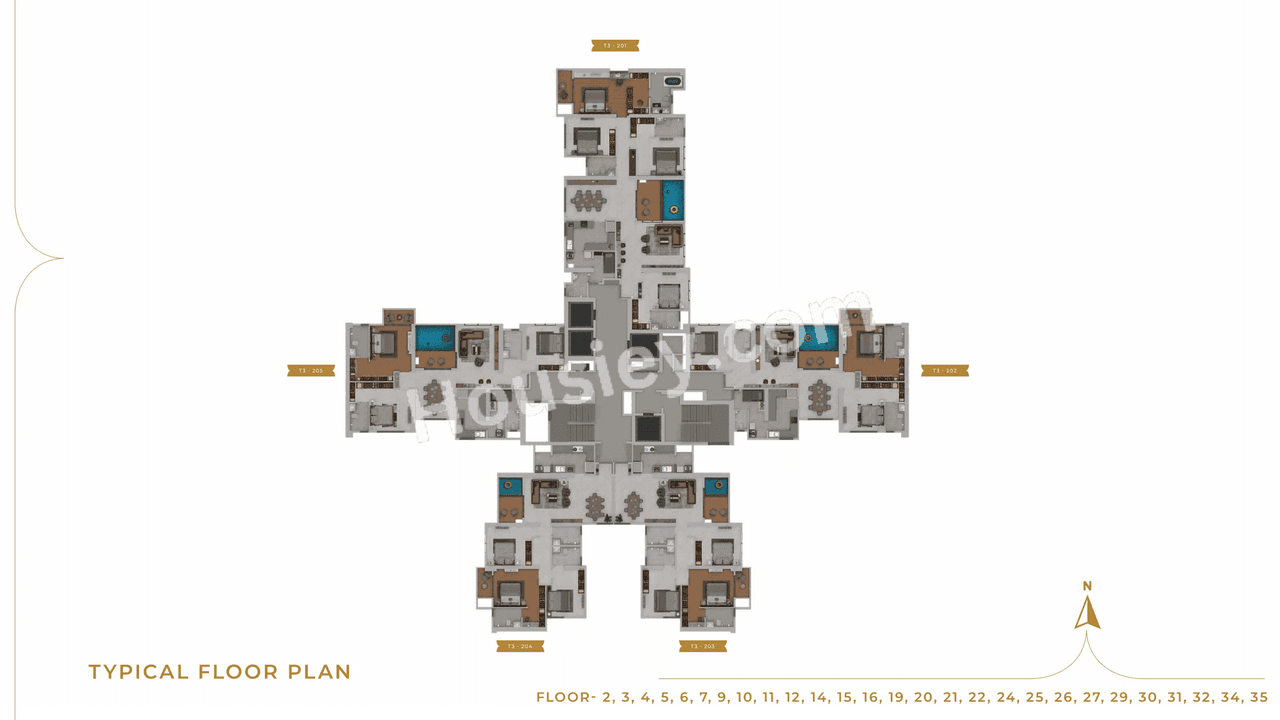 Gera Avive Towers Floor plan 8