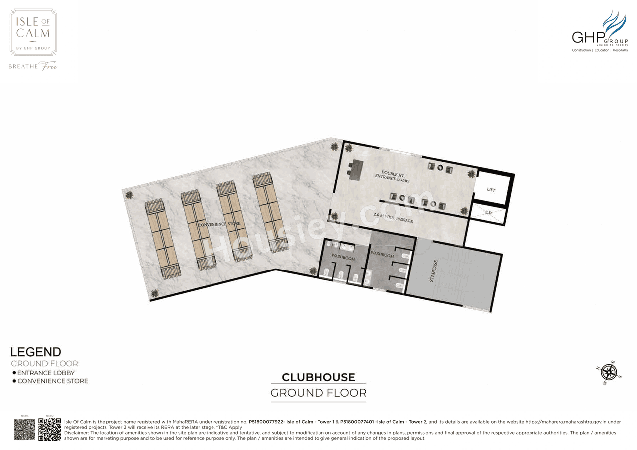 GHP Isle of Calm Floor plan 1