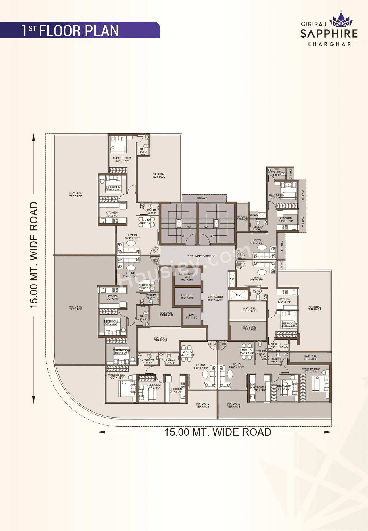 Giriraj Sapphire Floor plan 1