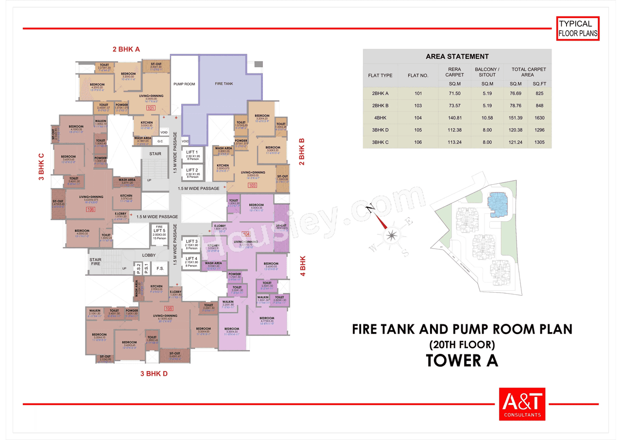 GK Sindhu Skies Floor plan 1