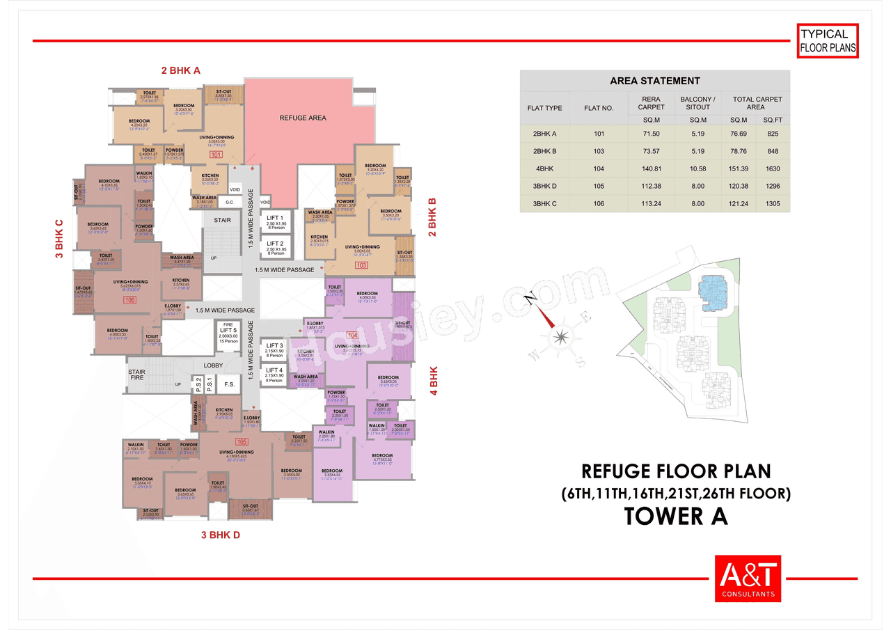 GK Sindhu Skies Floor plan 2