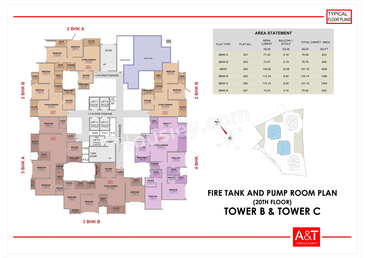 GK Sindhu Skies Floor plan 4