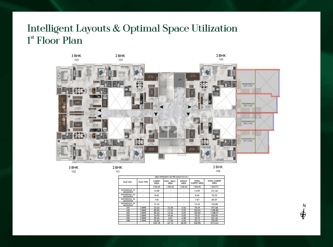 Global Serenity Floor plan 1