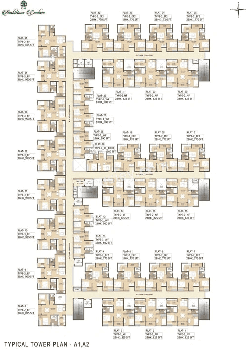 GM Ambitious Enclave Floor plan 1