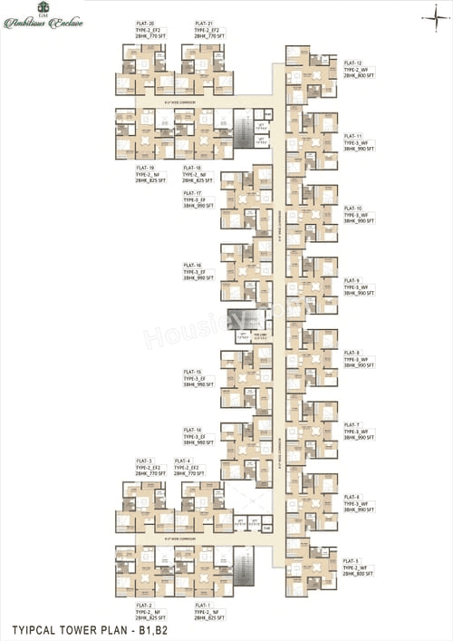 GM Ambitious Enclave Floor plan 3