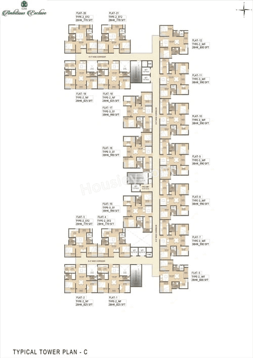 GM Ambitious Enclave Floor plan 4