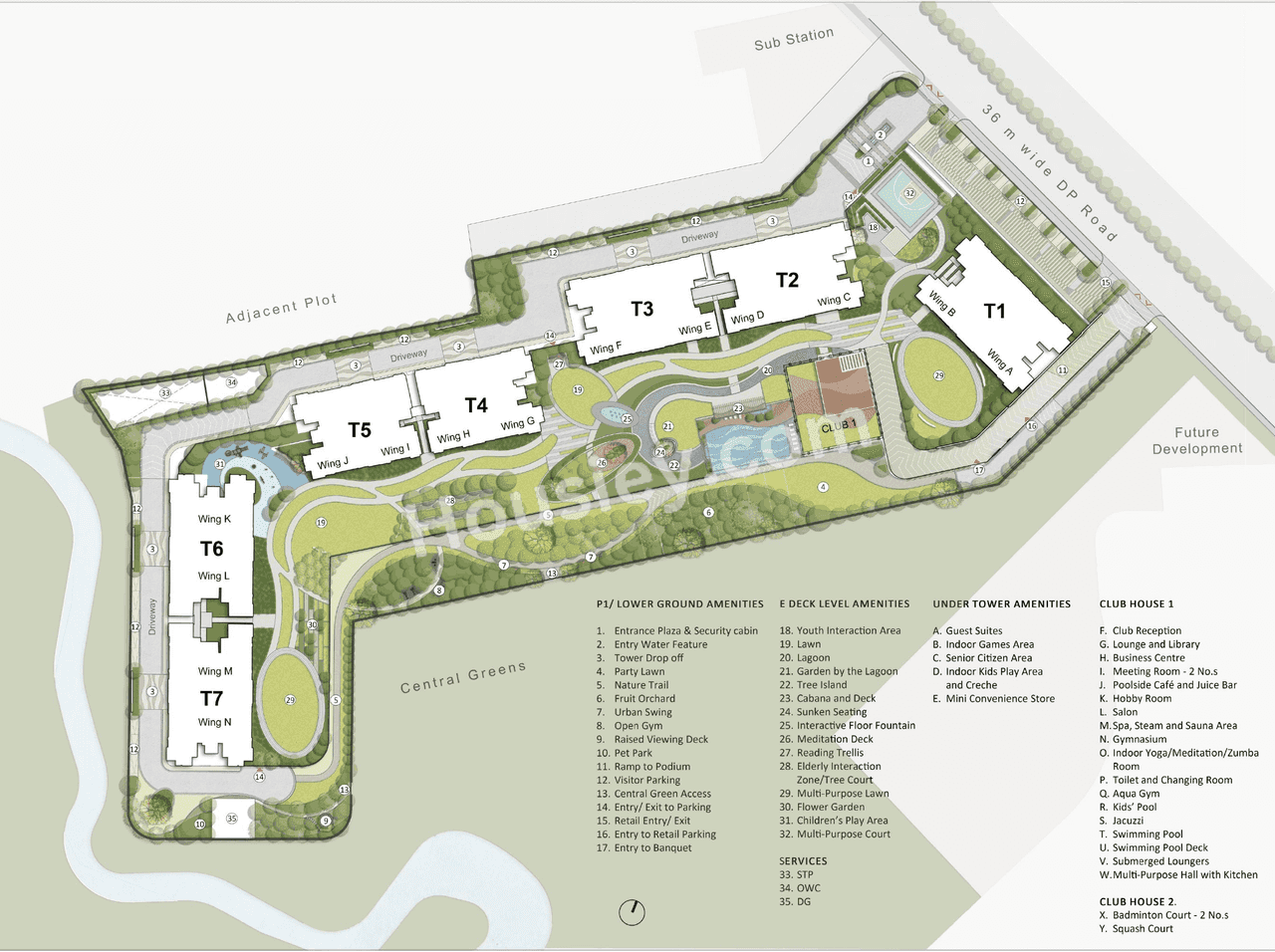 Godrej Aqua Retreat Master Plan