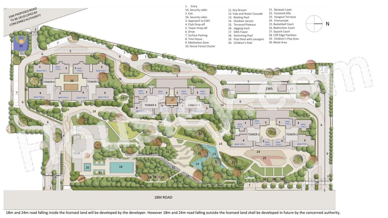 Godrej Aristocrat Master Plan