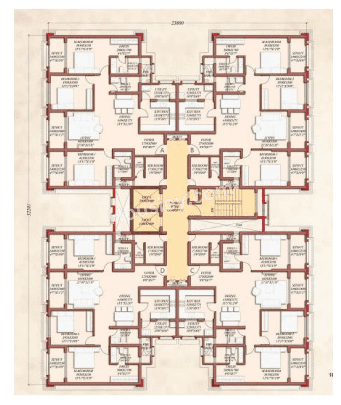 Godrej Athena Floor Plan