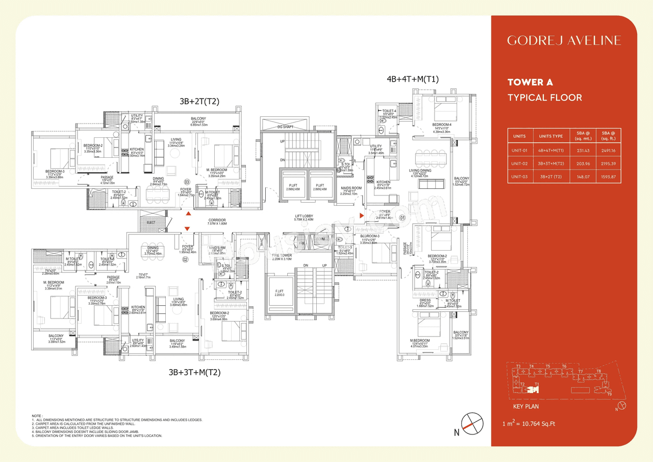 Godrej Aveline Floor plan 1