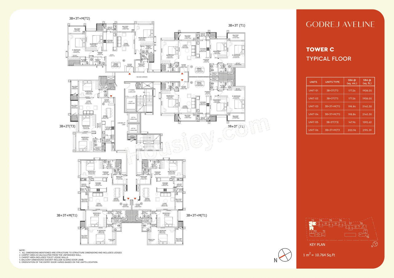 Godrej Aveline Floor plan 3