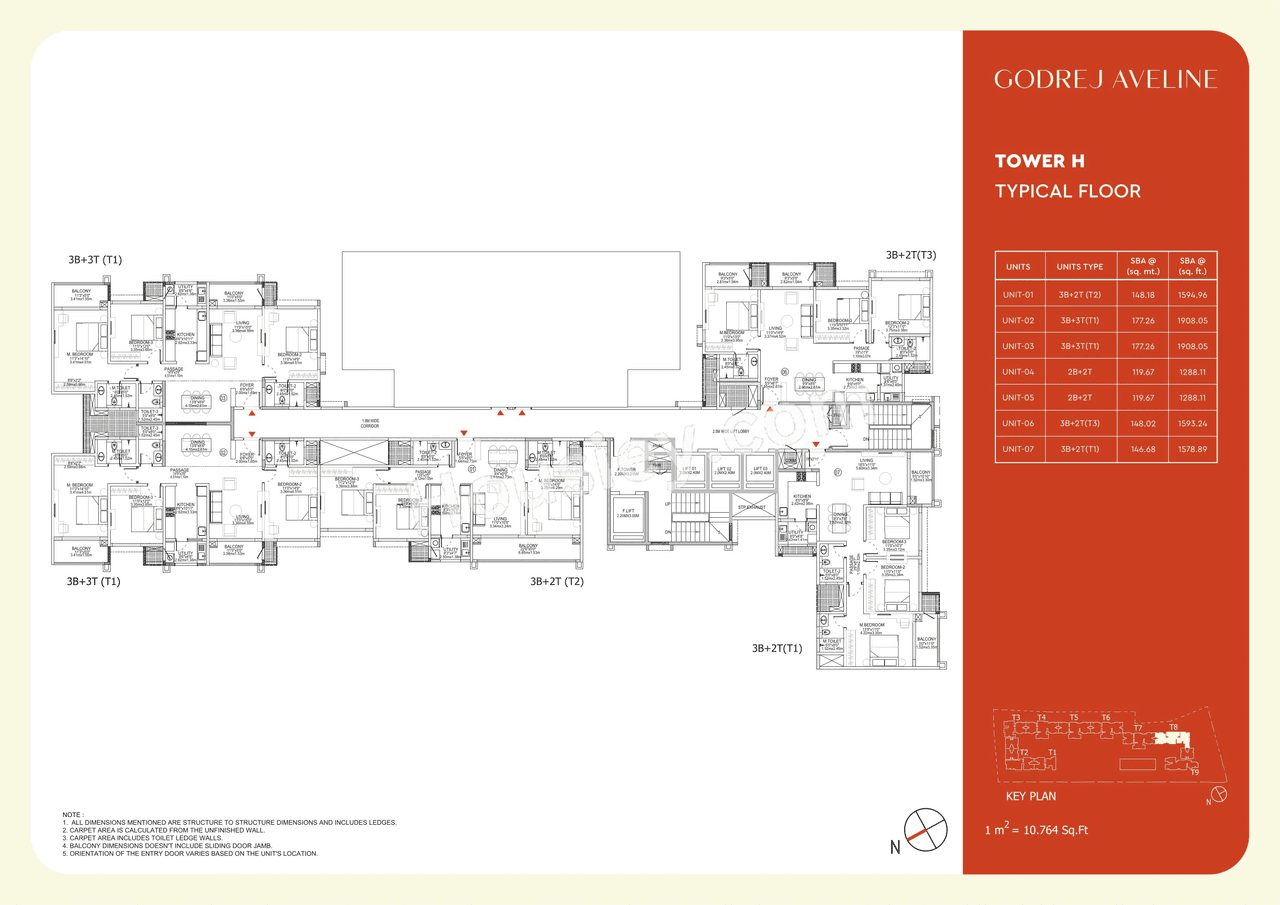 Godrej Aveline Floor plan 8