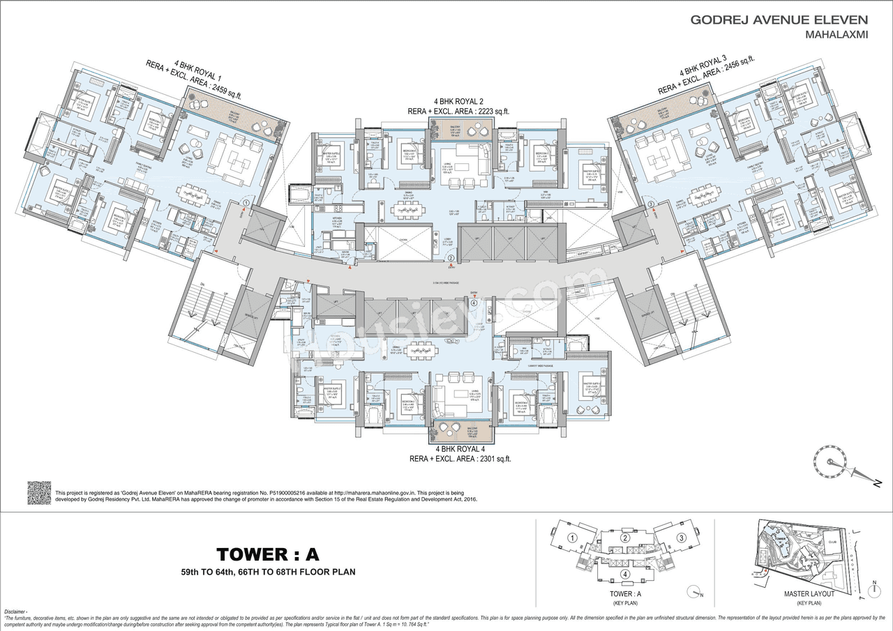 Godrej Avenue Eleven Floor plan 1