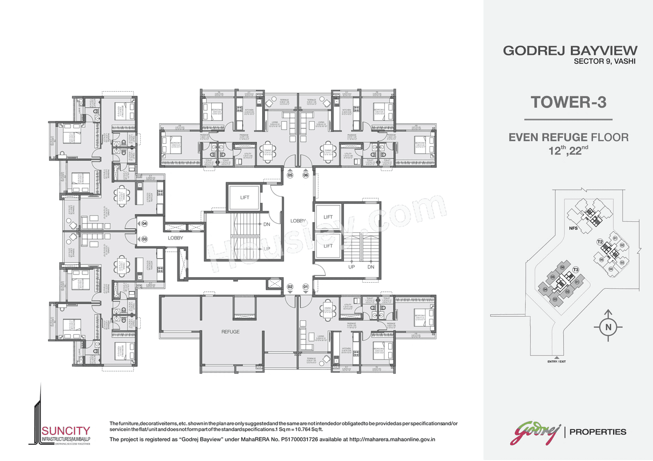 Godrej Bayview Floor plan 4