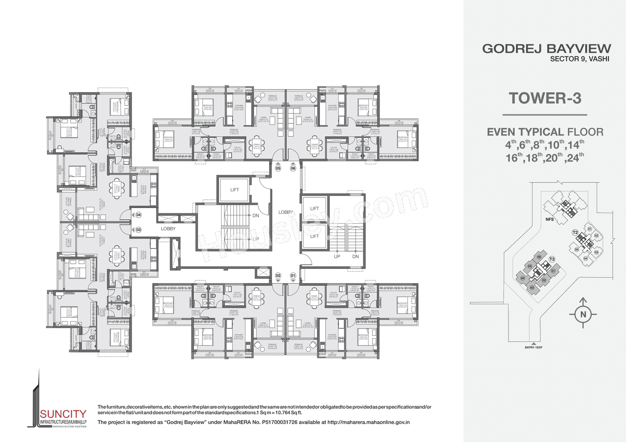 Godrej Bayview Floor plan 6
