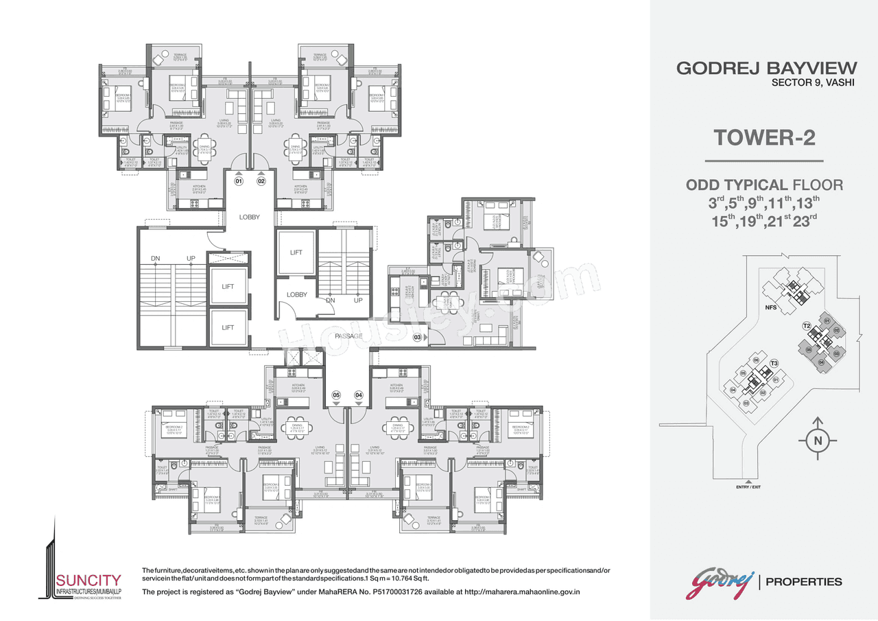 Godrej Bayview Floor plan 13