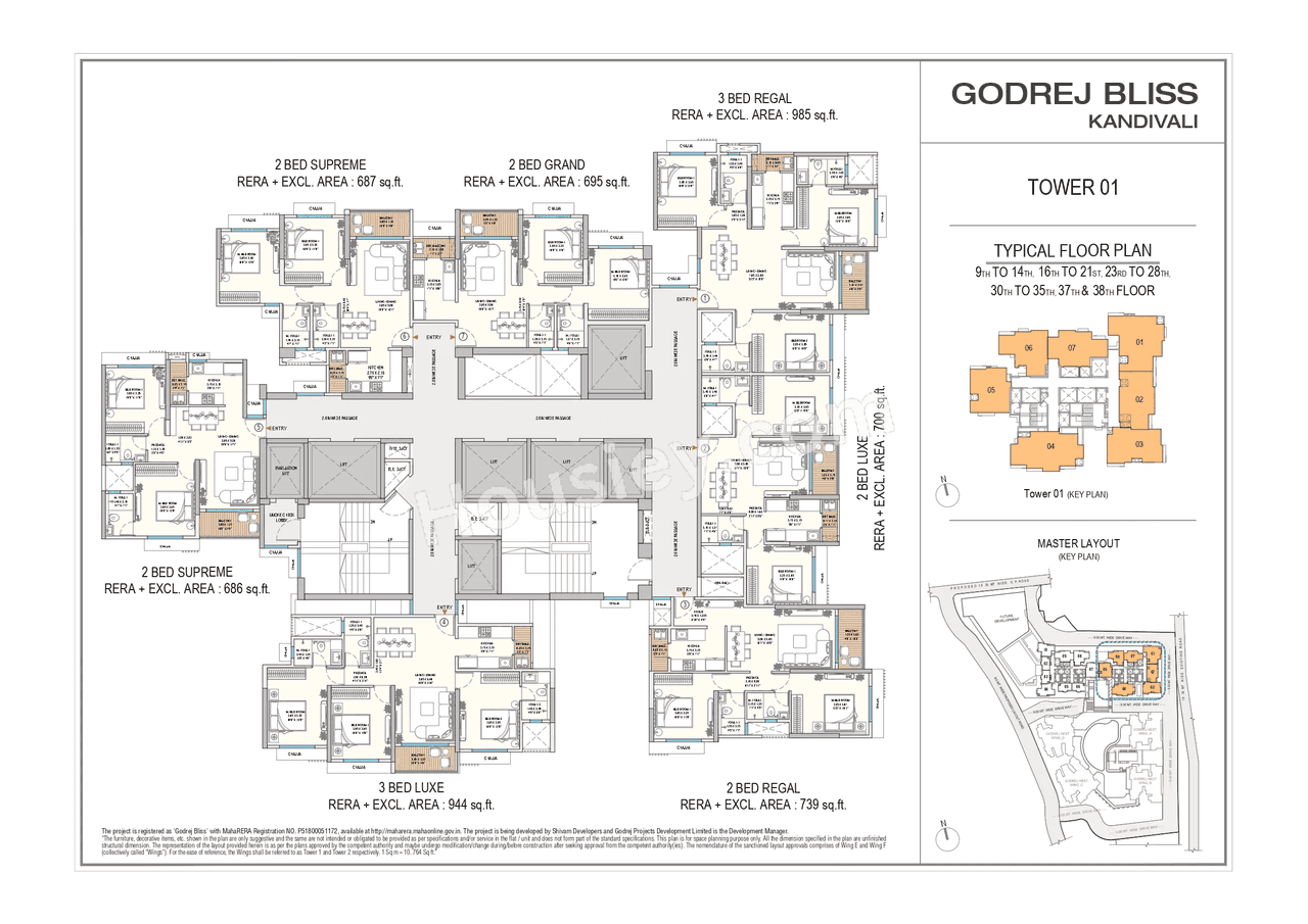 Godrej Bliss Floor plan 1