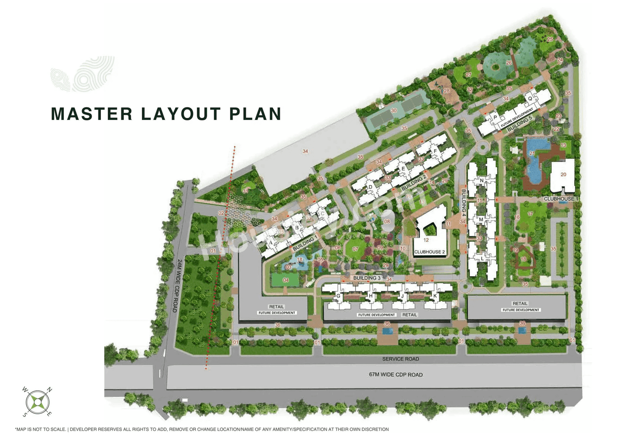 Godrej Budigere Cross Master Plan