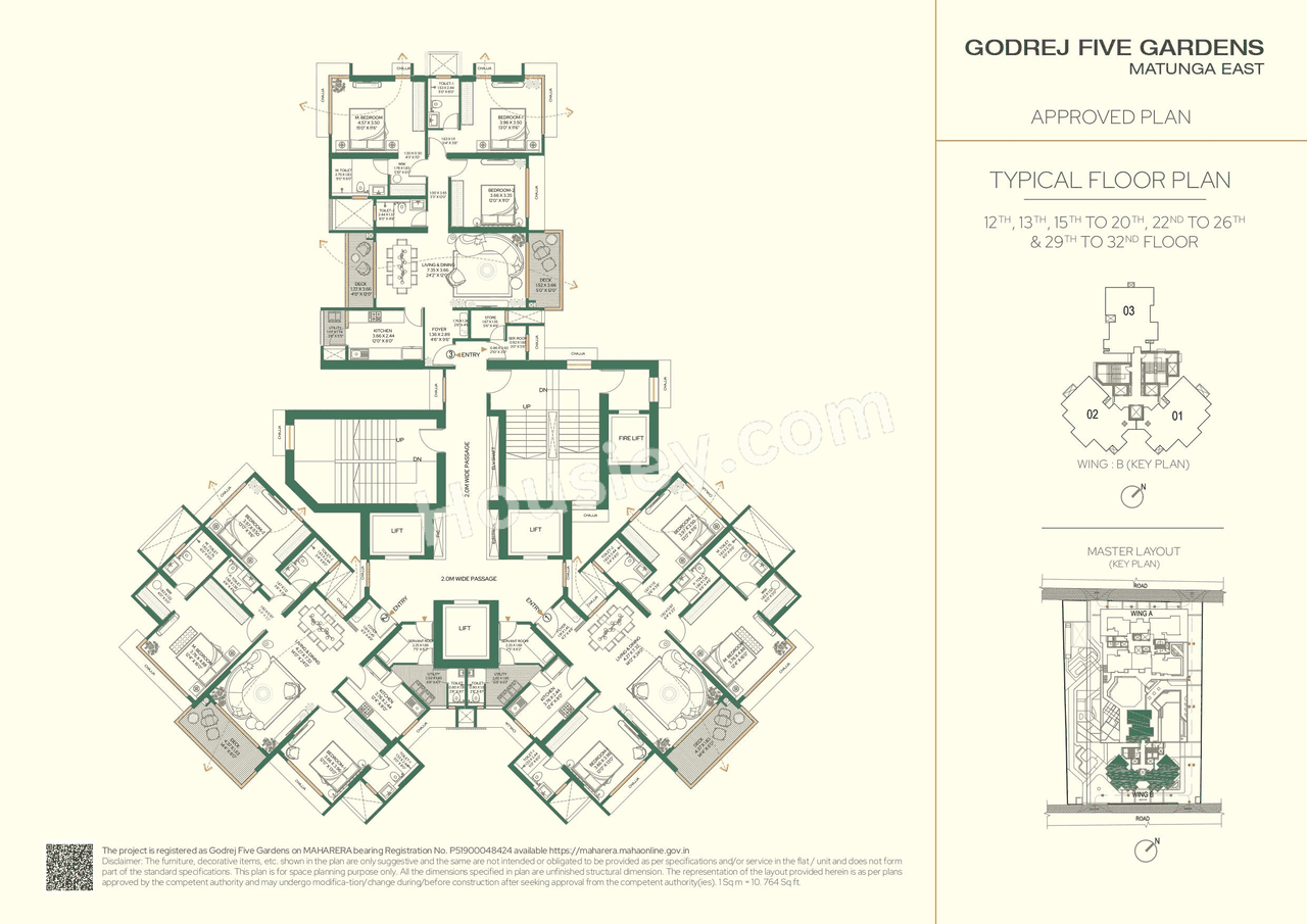 Godrej Five Gardens Floor plan 2