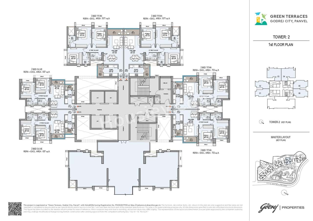 Godrej Green Terraces Floor plan 1