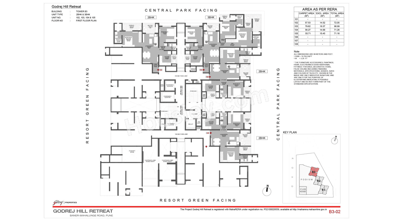 Godrej Hill Retreat Floor plan 6