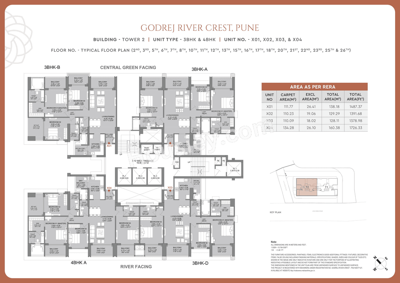 Godrej River Crest Floor plan 5