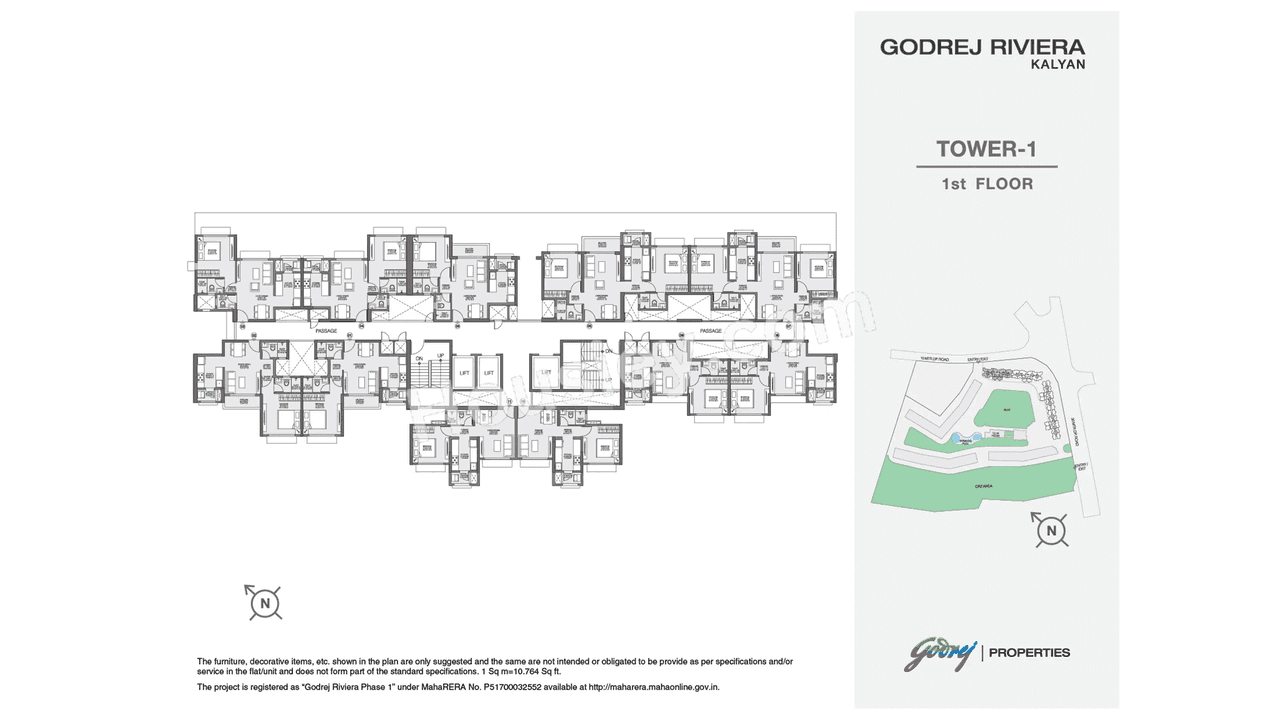 Godrej Riviera Floor plan 1