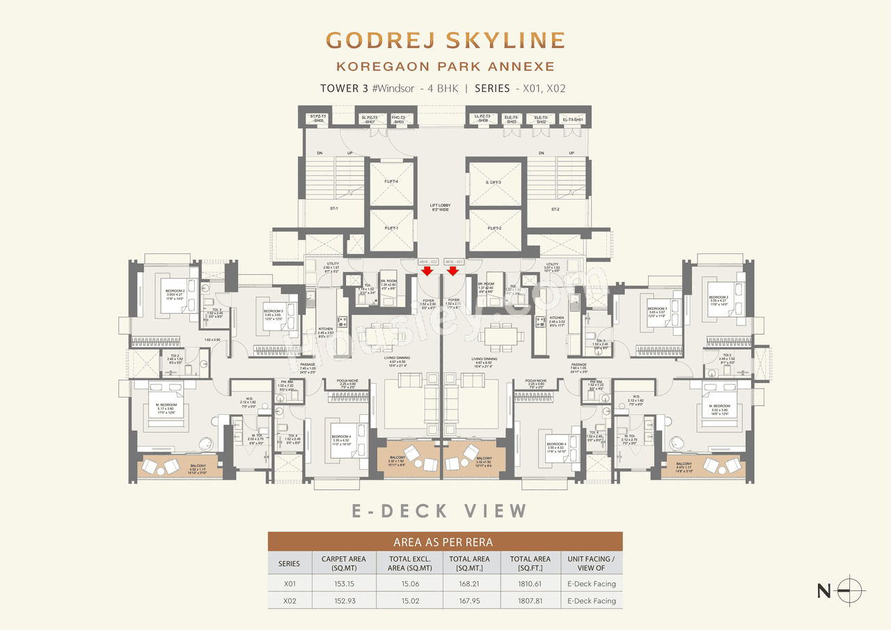 Godrej Skyline Floor plan 3