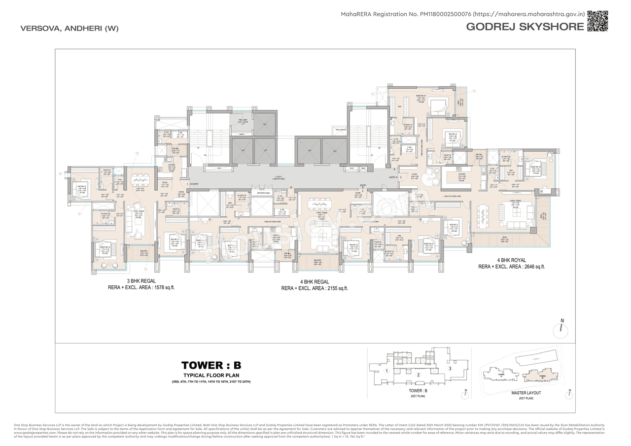 Godrej Skyshore Floor plan 1