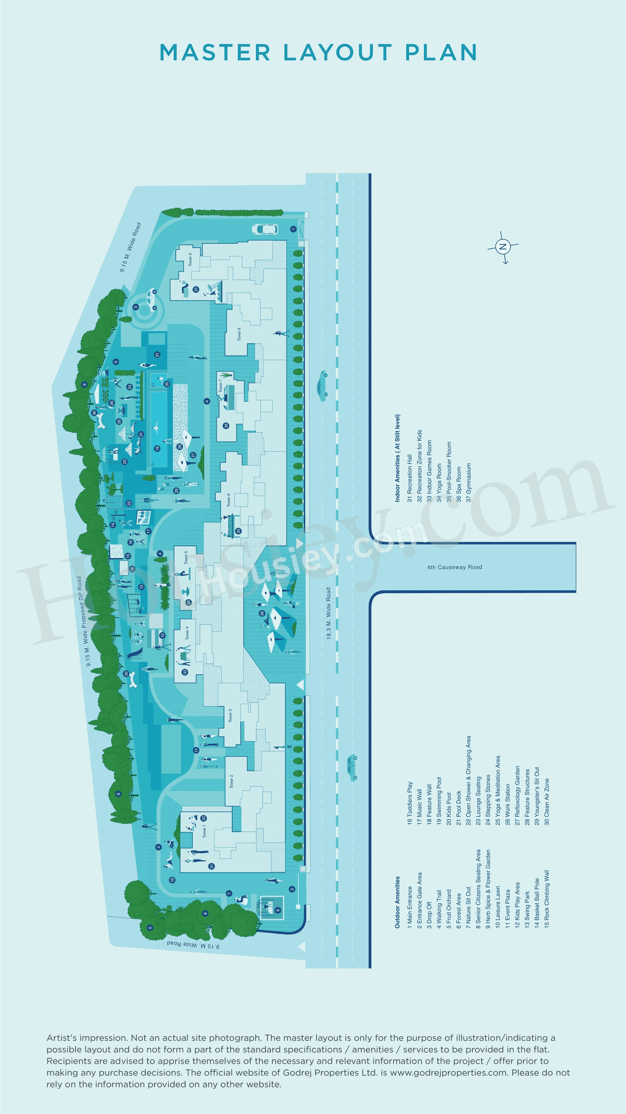 Godrej Urban Park Floor plan 1