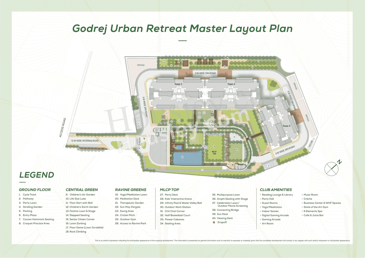 Godrej Urban Retreat Master Plan