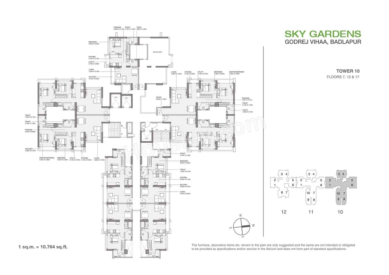 Godrej Vihaa Floor plan 1