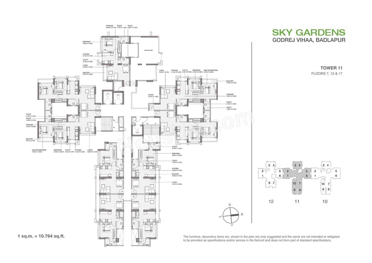 Godrej Vihaa Floor plan 3