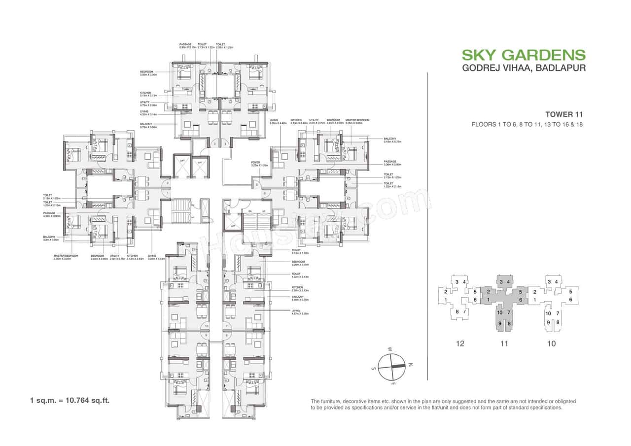 Godrej Vihaa Floor plan 4