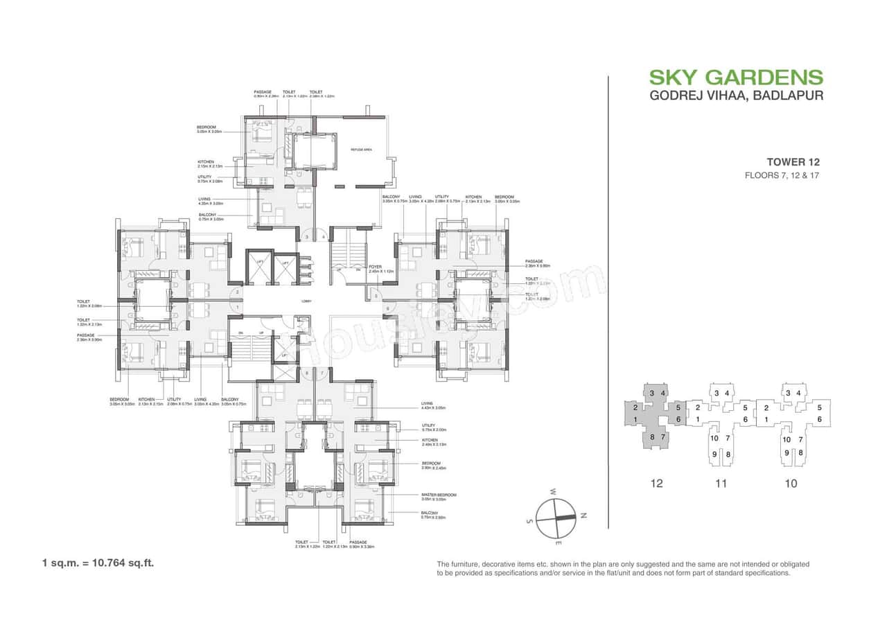 Godrej Vihaa Floor plan 5
