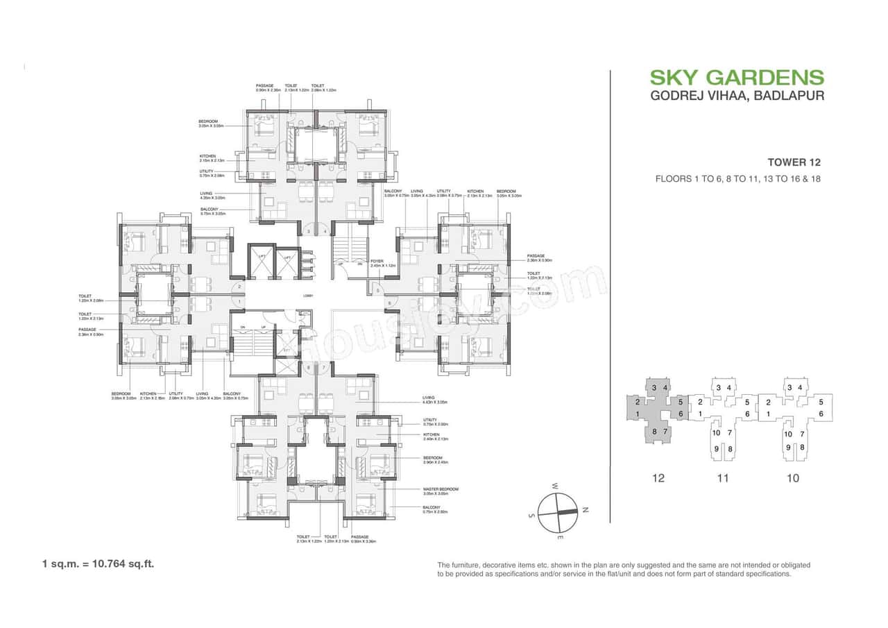 Godrej Vihaa Floor plan 6