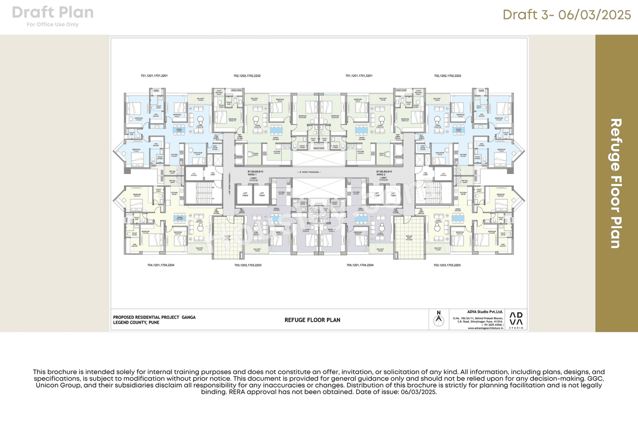Goel Ganga Legends County Floor plan 4