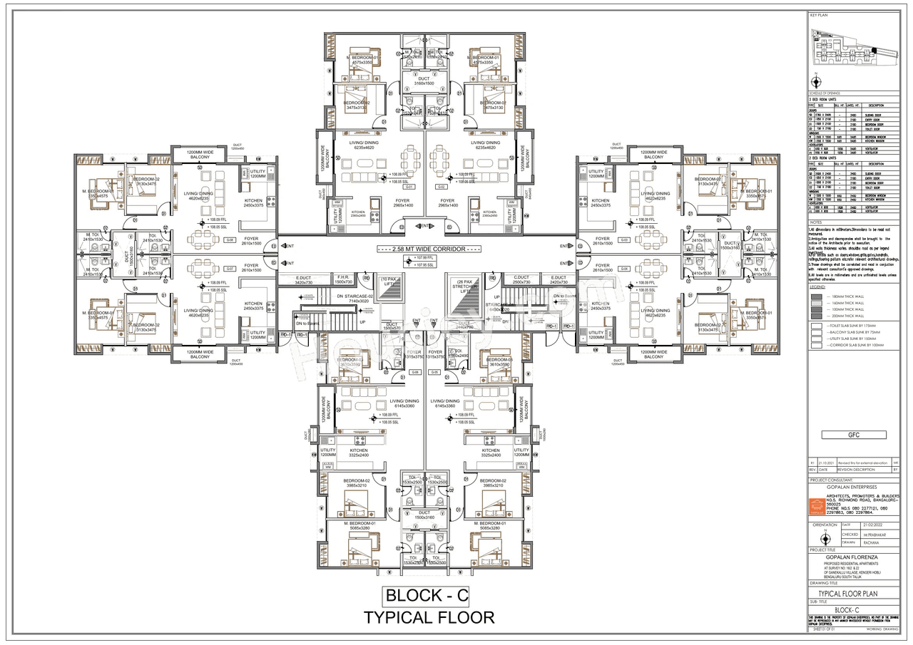 Gopalan Florenza Floor Plan