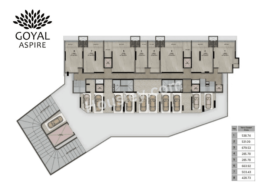 Goyal Aspire Floor plan 2