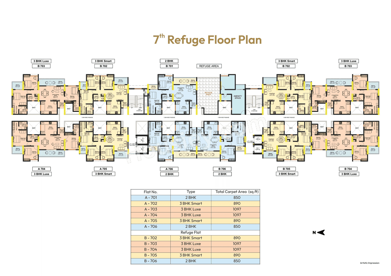 Goyal My Home Upper Kharadi Floor plan 2