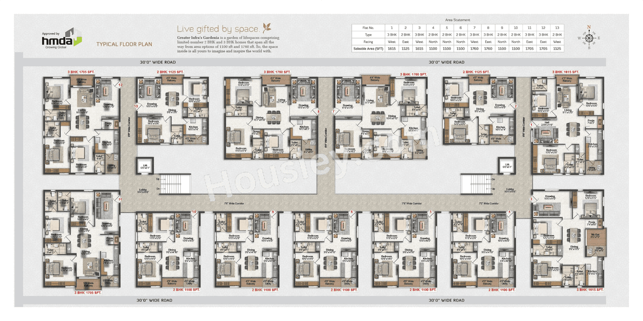 Greater Infra Gardenia Floor plan 3
