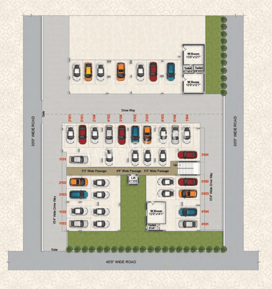Greater Infra Geranium Floor plan 1