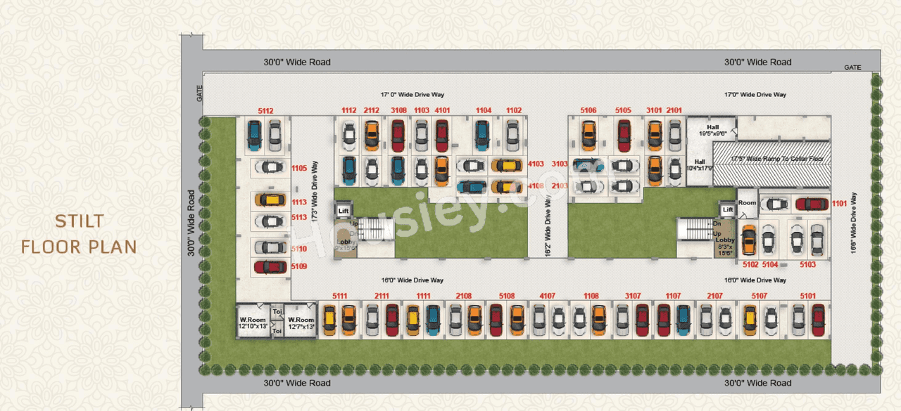 Greater Infra Iris Floor plan 2
