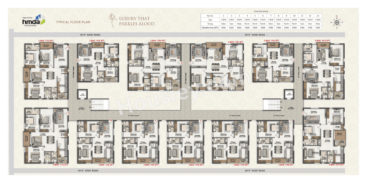 Greater Infra Iris Floor plan 3